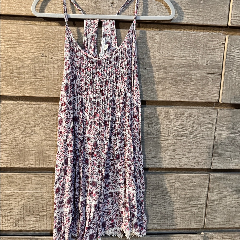 American Eagle Outfitters Purple Floral Top
